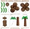 Tropical Luau Balloons Arch Garland Kit With Palm Leaves, Flamingo, Palm Tree, Aloha Foil Balloon, Coconut Balloons Set (Aloha-A)